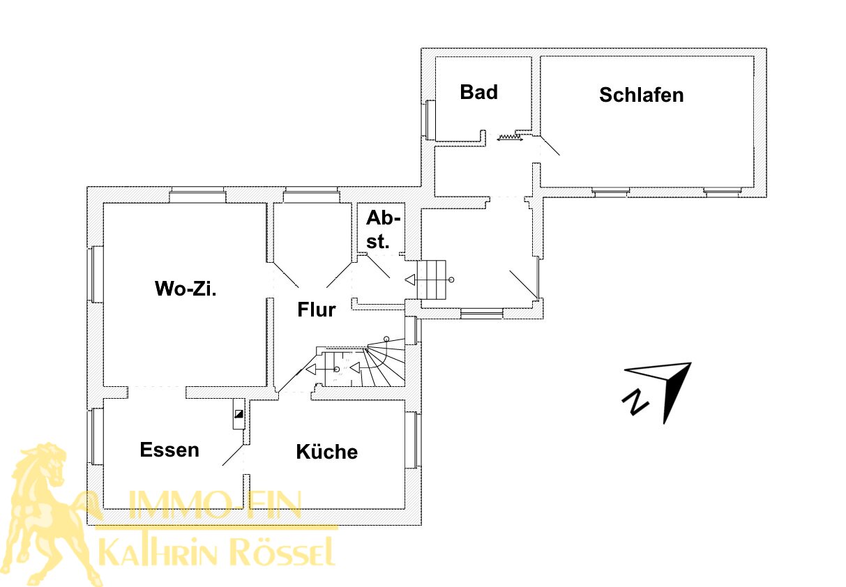 Solides Wohnhaus mit großem Grundstück und viel Entwicklungspotenzial