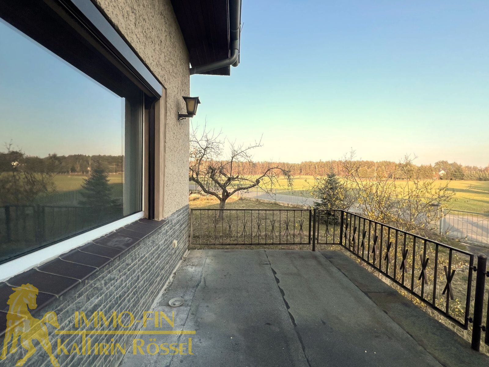 Terrassenblick in die Ferne