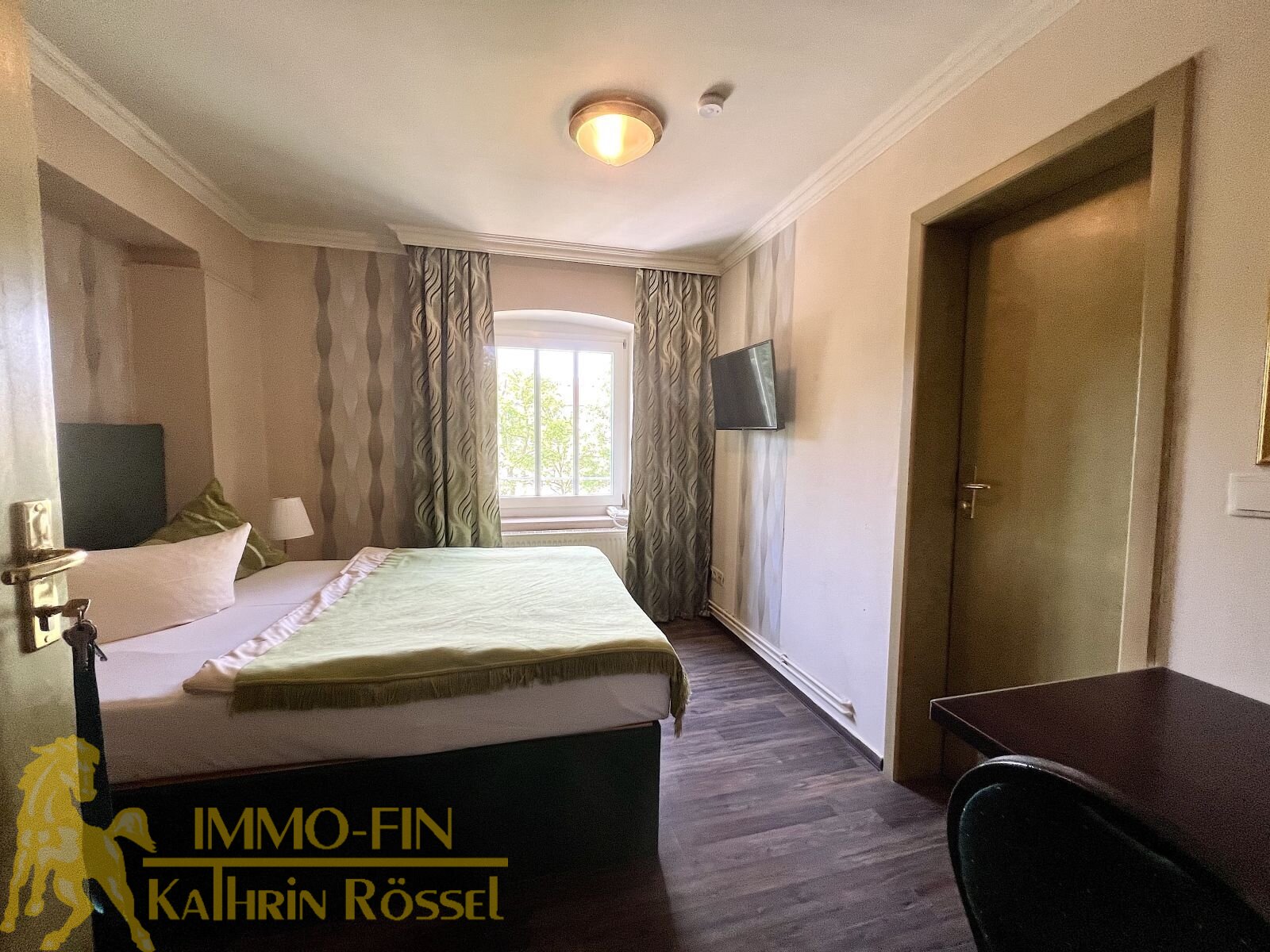 Blick in ein Gästezimmer