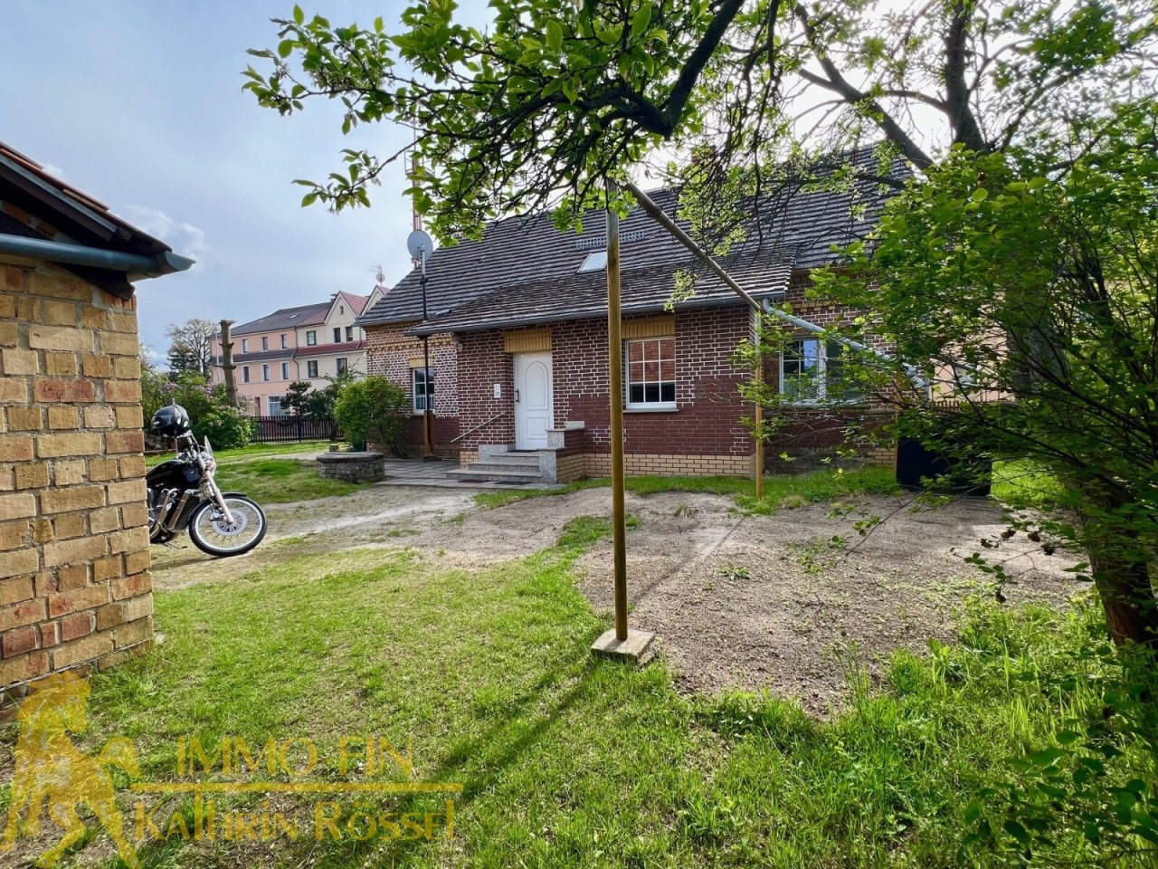 Nordansicht auf das Wohnhaus