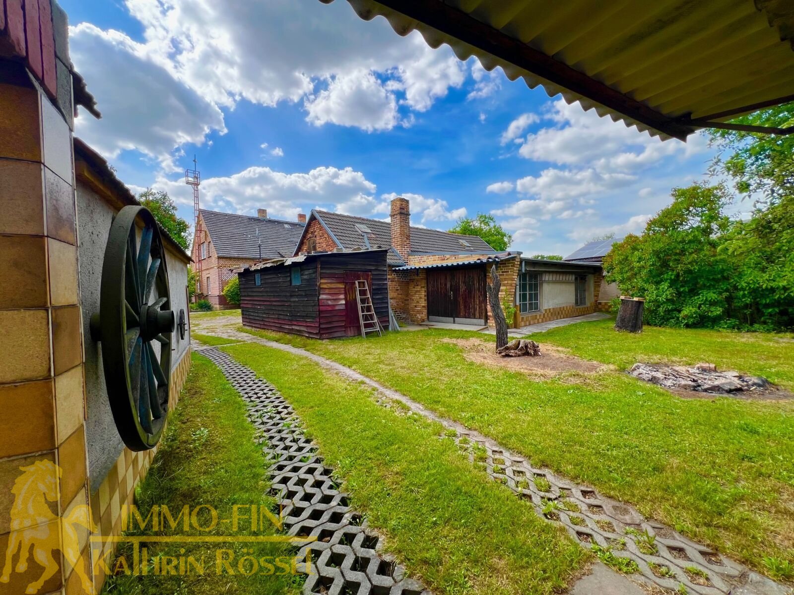 Blick von der hinteren 2. Garage