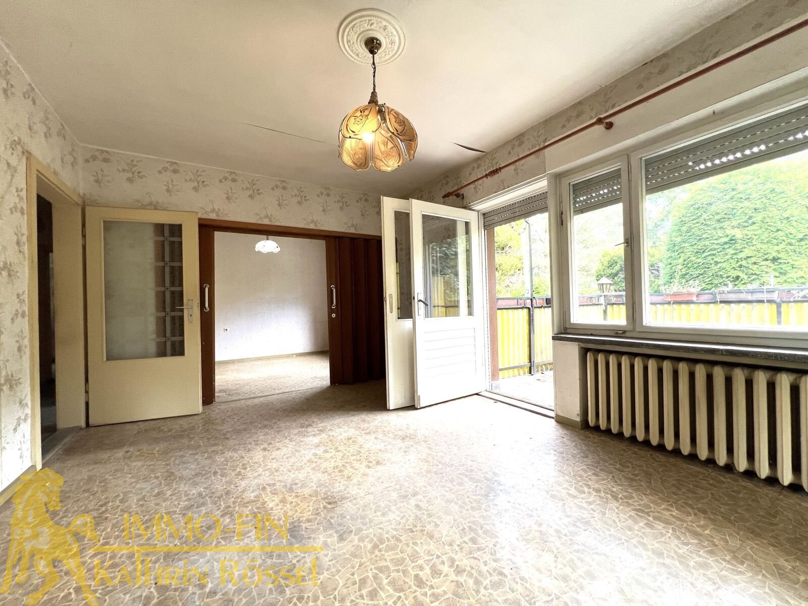 Wohnzimmer mit Terrassenzugang Wohnzimmer mit Terrassenzugang