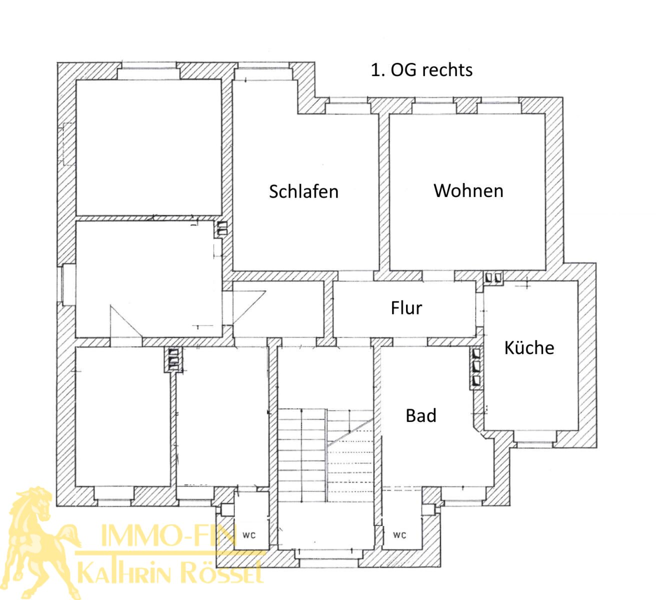 1. OG rechts Grundriss 1. OG rechts Grundriss