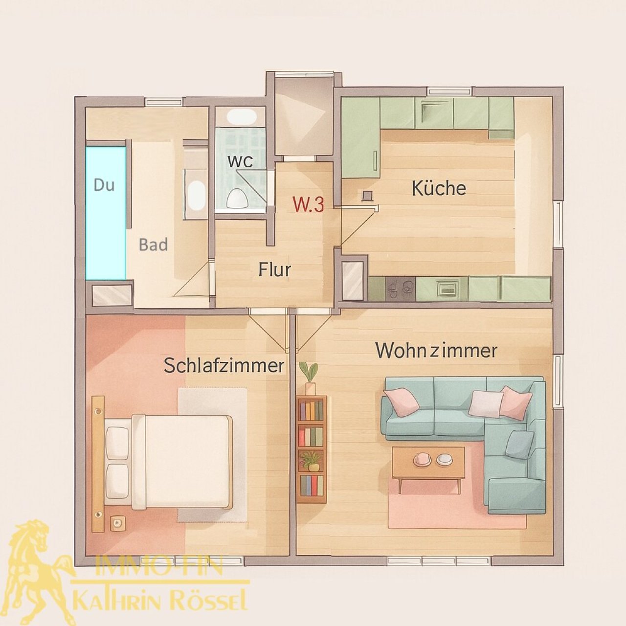 Grundrissskizze Dachgeschoss ohne Spitzboden Grundrissskizze Dachgeschoss ohne Spitzboden