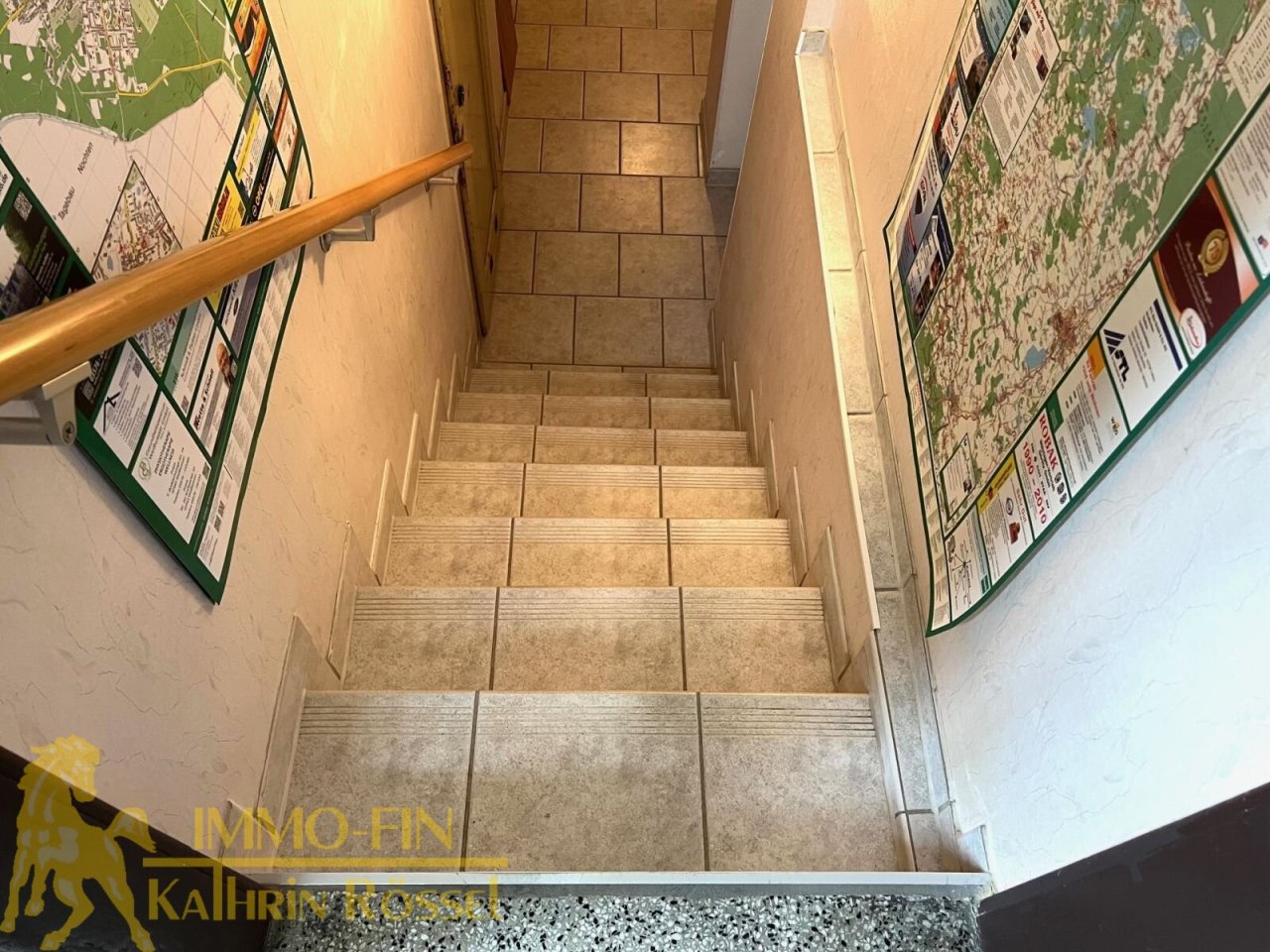 Blick in den Keller - Kellertreppe