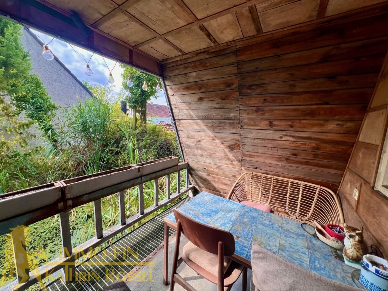 Balkon der Finnhütte