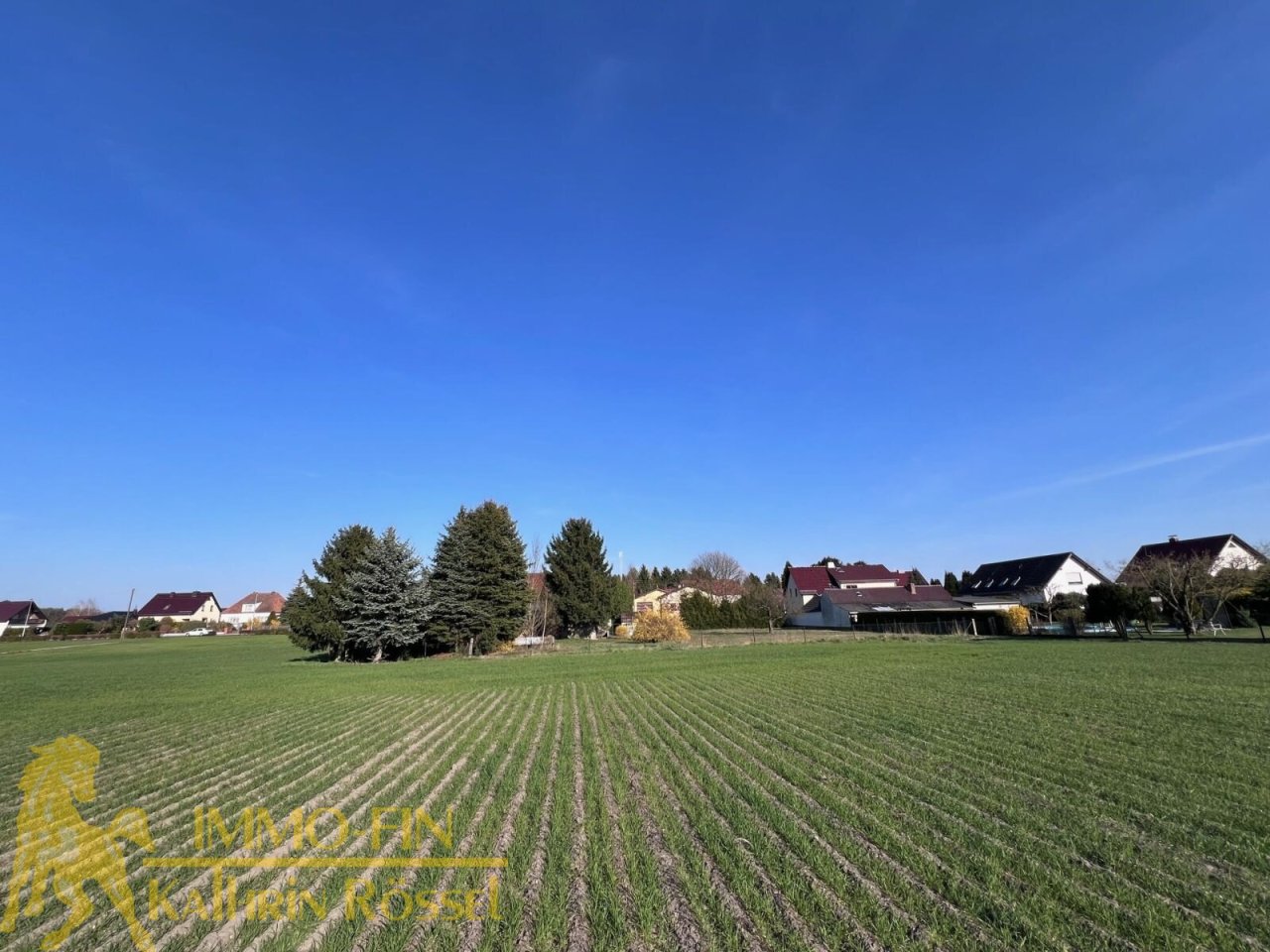 West-Ansicht vom Feld aus