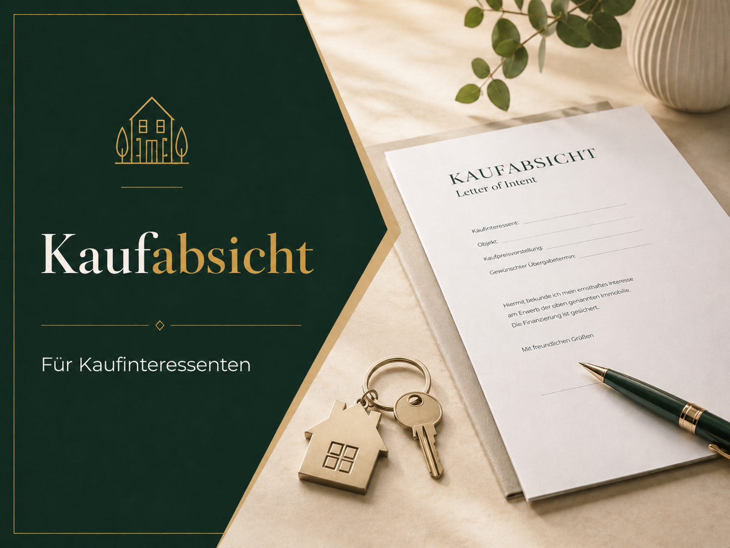 Kaufabsicht Formular