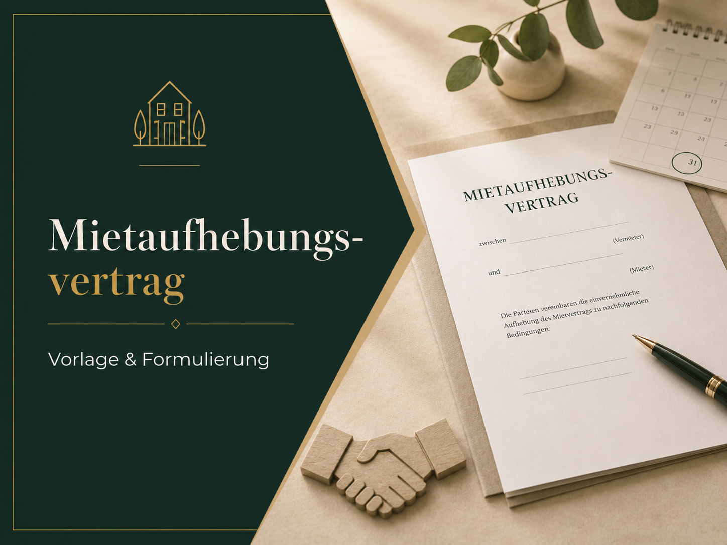 Mietaufhebungsvertrag Formular