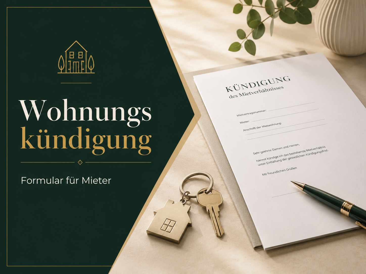 Wohnungskündigung Formular