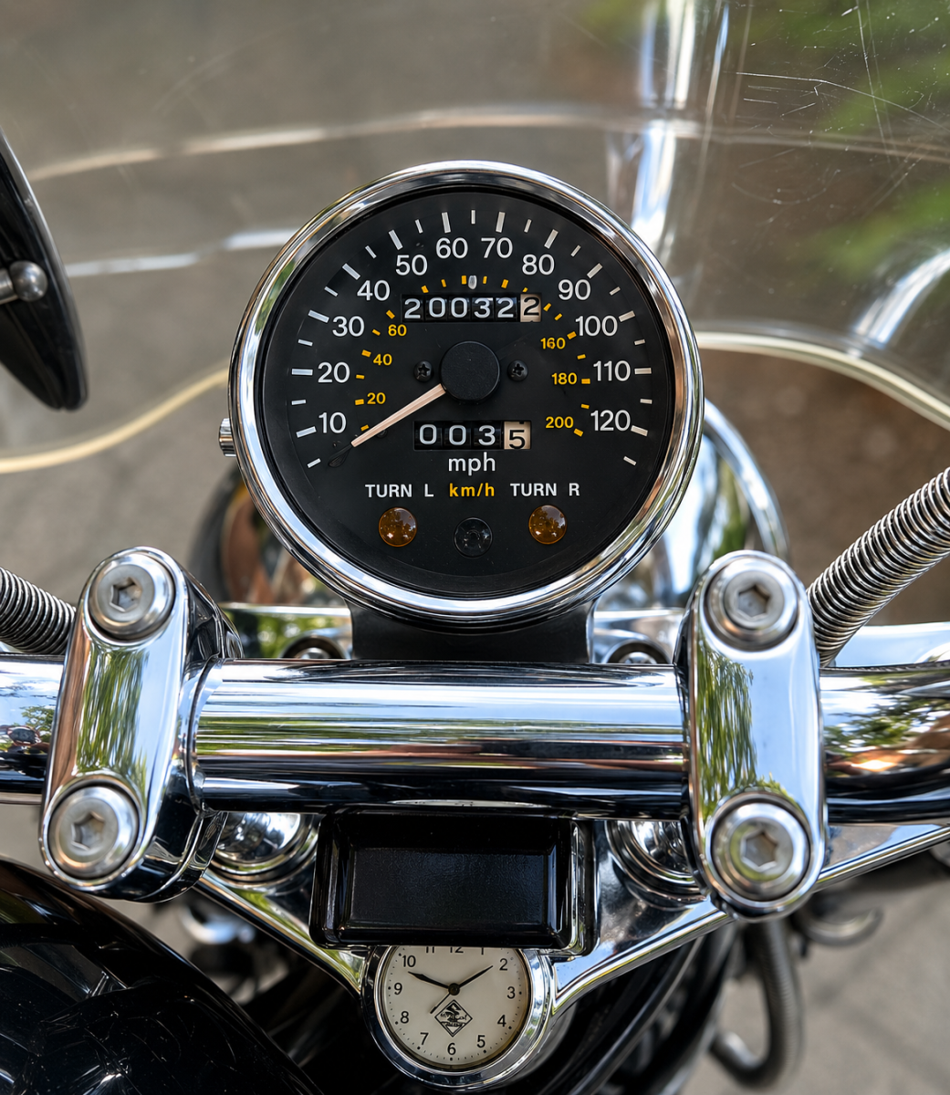 Suzuki Intruder 800 - Tacho und Kilometerstand